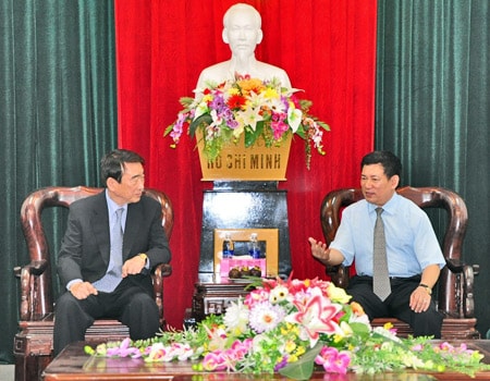 Chủ tịch UBND tỉnh Hồ Đức Phớc tiếp Chủ tịch Tập đoàn BSE Hàn Quốc