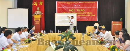 Hội thảo “Nâng cao hiệu quả đầu tư công – vai trò của HĐND cấp tỉnh”