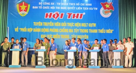 Nghệ An đoạt giải ba Hội thi Tuyên truyền viên giỏi phòng chống ma túy