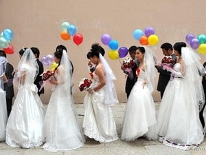 Lễ cưới tập thể cho 120 đôi thanh niên công nhân