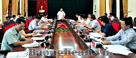 Ban Thường vụ Tỉnh ủy cho ý kiến về Đề án giải quyết khu tập thể cũ và phát triển nhà ở xã hội