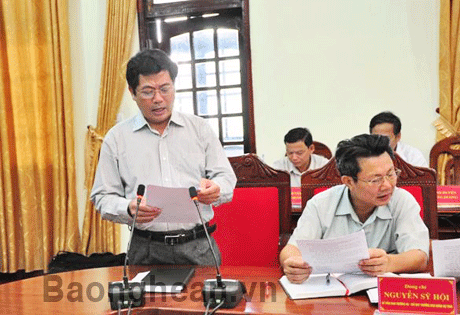 Ban Thường vụ Tỉnh ủy nghe và cho ý kiến về công tác đền bù, GPMB và tái định cư một số công trình trọng điểm