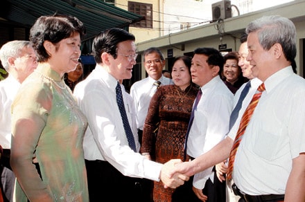 Chủ tịch nước Trương Tấn Sang thăm và làm việc với Hội Người cao tuổi Việt Nam