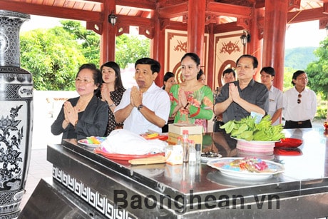 Phó Chủ tịch nước Nguyễn Thị Doan thăm và làm việc tại Nghệ An