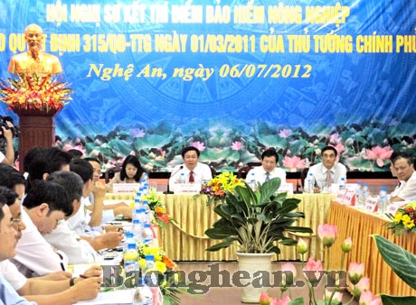 Sơ kết 1 năm thí điểm Bảo hiểm nông nghiệp