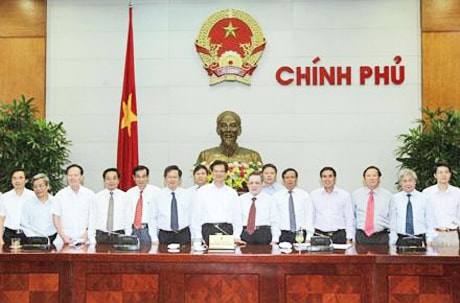 Thủ tướng Nguyễn Tấn Dũng làm việc với Hội Luật gia Việt Nam