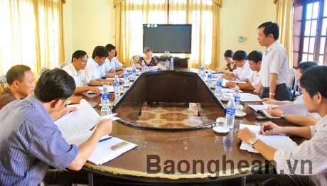 Sở Nội vụ kiểm tra cải cách hành chính tại huyện Quế Phong