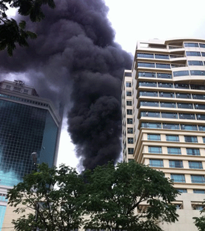 Cháy khách sạn 5 sao ở TP.HCM