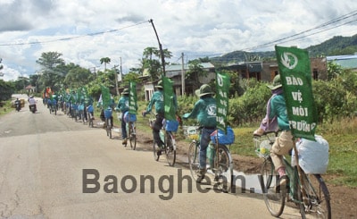 Hành trình xanh đạp xe xuyên Việt đến TX Thái Hòa