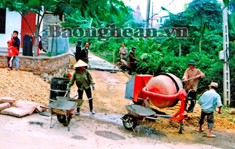 Sôi nổi phong trào xây dựng nông thôn mới