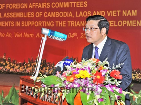 Hội nghị lần thứ 4 Ủy ban Đối ngoại Quốc hội 3 nước Việt Nam - Campuchia – Lào