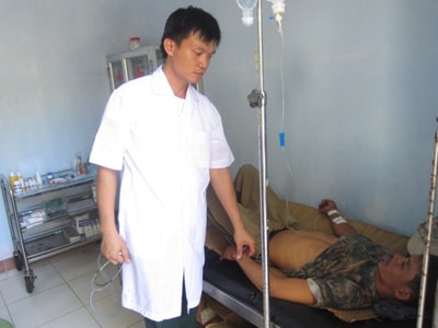 Cấp cứu bệnh nhân viêm túi mật ở Trường Sa Lớn