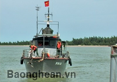 Hải đội 2 Biên phòng Nghệ An sẵn sàng trước mùa mưa bão