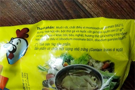 Hạt nêm: 98% không phải từ thịt, xương