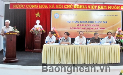 Hội thảo khoa học quốc gia về dạy - học Lịch sử trong trường phổ thông