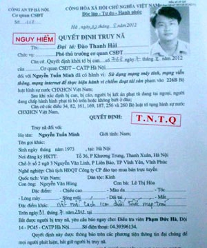 Truy nã đặc biệt Chủ tịch Hội đồng quản trị Muaban24