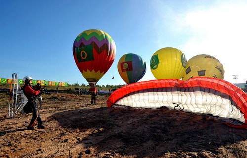 Phan Thiết rực rỡ trước ngày khai mạc Lễ hội khinh khí cầu