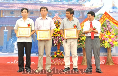 Khánh thành đền Diên Cờ ở Xã Nghi Trường