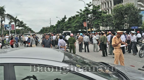 TP Vinh: Tai nạn giao thông nghiêm trọng