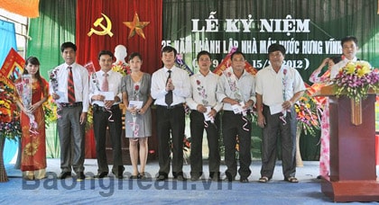 Kỷ niệm 25 năm thành lập Nhà máy nước Hưng Vĩnh