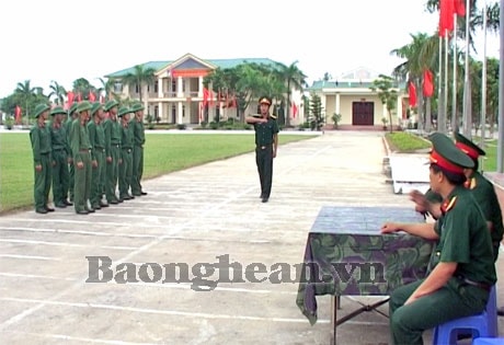 Trung đoàn 764 huấn luyện chiến sĩ mới đợt 2 năm 2012