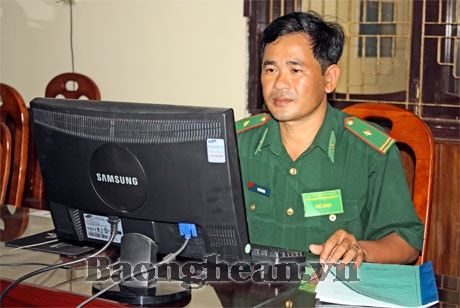 Bộ CH Biên phòng Nghệ An: Hội thi cán bộ giảng dạy chính trị năm 2012