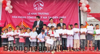 AIA Việt Nam khai trương Văn phòng Tổng đại lý tại Diễn Châu