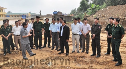 Thống nhất xây dựng cột mốc quốc giới tại Cửa khẩu Thanh Thủy (Thanh Chương)