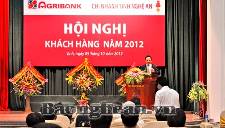 Ngân hàng Nông nghiệp Nghệ An mở hội nghị khách hàng