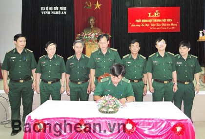 BĐBP Nghệ An phát động thi đua mừng Kỷ niệm 40 năm chiến thắng" Điện Biên Phủ trên không"