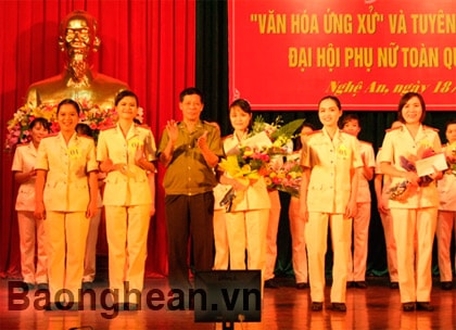 Phụ nữ Công an tỉnh: Hội thi Văn hoá ứng xử