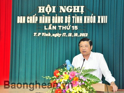 Bế mạc Hội nghị Ban Chấp hành Đảng bộ tỉnh lần thứ 15 ( Khóa XVII)