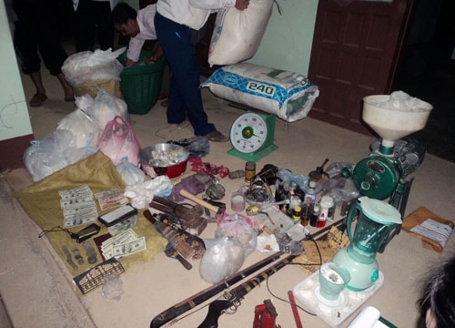 Bộ đội Biên phòng Việt Nam phối hợp với Công an tỉnh Hủa Phăn (Lào)  bắt giữ 116 kg heroin