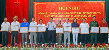 Tổng kết 5 năm thực hiện Chương trình Tín dụng học sinh, sinh viên (2007 - 2012)