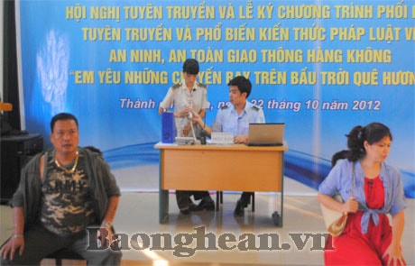 Tuyên truyền, phổ biến kiến thức pháp luật về an ninh an toàn hàng không