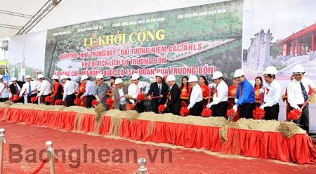 Khởi công xây dựng Khu Di tích lịch sử Truông Bồn và nâng cấp, mở rộng Quốc lộ 15A