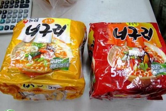 Thu hồi mì ăn liền của Hàn Quốc chứa chất gây ung thư