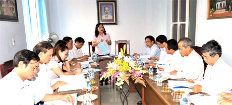 Ban Biên tập Báo Nghệ An kiểm điểm theo Nghị quyết Trung ương 4 (Khóa XI)