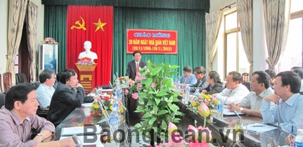 Chủ tịch UBND tỉnh Hồ Đức Phớc làm việc với trường CĐSP Nghệ An