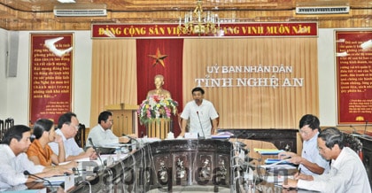 UBND tỉnh cho ý kiến về một số đề án kinh tế - văn hóa- xã hội