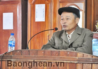 Đại biểu Quốc hội tỉnh tiếp xúc cử tri xã Nghĩa Hồng (Nghĩa Đàn)