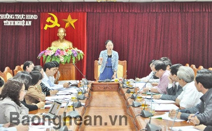 Thường trực HĐND tỉnh thẩm tra báo cáo và dự thảo nghị quyết trình Kỳ họp thứ 6, HĐND tỉnh khóa XVI