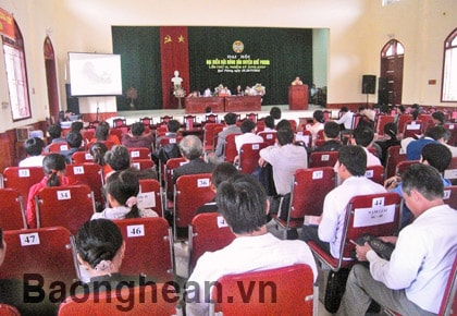 Đại hội Hội Nông dân huyện Quế Phong lần thứ IX, nhiệm kỳ 2012 – 2017