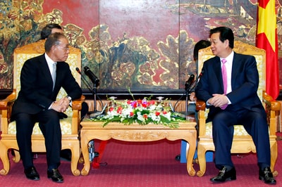 Thủ tướng Nguyễn Tấn Dũng tiếp Đại sứ Nhật Bản