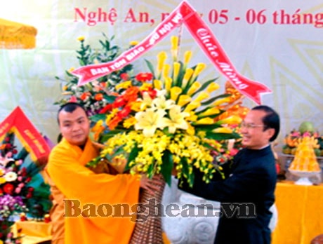 Lễ đúc đại hồng chung tại Chùa An Thái (Quỳnh Lưu)