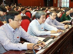 Thông qua Nghị quyết hướng dẫn lấy phiếu tín nhiệm đối với người giữ chức vụ do QH, HĐND bầu hoặc phê chuẩn