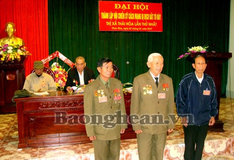 Đại hội Hội chiến sỹ cách mạng bị địch bắt tù đày TX Thái Hòa