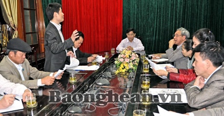 Họp bàn kế hoạch "Đêm hội giao thừa tết Quý Tỵ 2013"