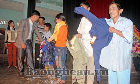 Xã Lăng Thành (Yên Thành) tổ chức Tết “Vì người nghèo”