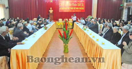 Ban liên lạc hưu trí Ngành Y tế gặp mặt đầu Xuân